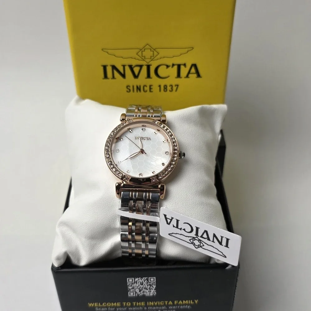 NEW Invicta Wildflower Women's Watch - 32mm, Rose Gold, Steel‎ (69285) #0488